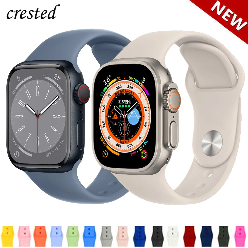 Bracelet en silicone pour Apple Watch